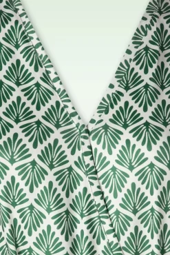 Online Smashed Lemon Adeline Jumpsuit In Armeegrun Und Off White