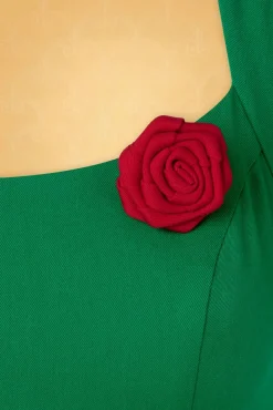 Outlet Vintage Diva Adriana Etuikleid In Grun