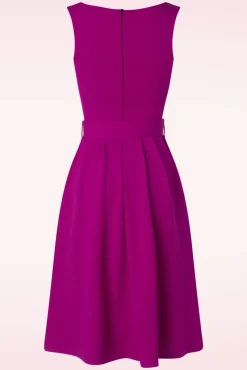 New Vintage Chic for Topvintage Amari Swing Kleid In Amaranth