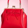 Cheap Banned Retro Amerikanische Vintage Lacktasche In Rot