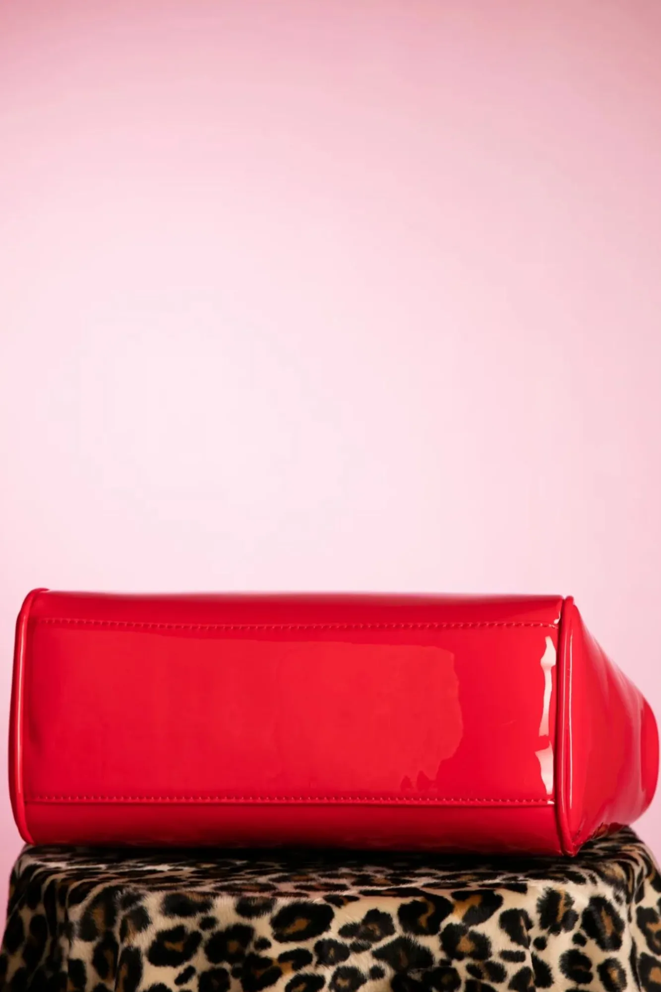 Cheap Banned Retro Amerikanische Vintage Lacktasche In Rot