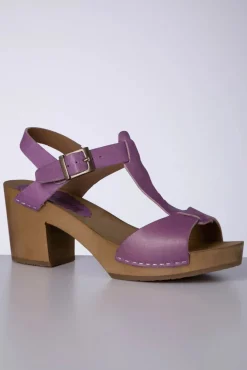 New Gru00fcnbein Amy Clogs In Lila