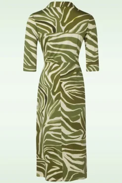 Discount K-Design Angie Midi Kleid In Grun