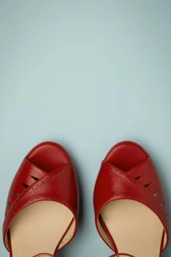 Clearance Chelsea Crew Aria Sandalen In Rot