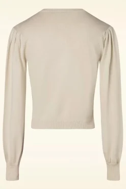 Discount Vixen Arlene Cherry Strickjacke In Creme