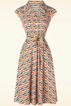 Clearance Circus Ava Fuji Kleid In Multi