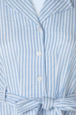 Clearance Circus Ava Gestreiftes Kleid In Hellblau