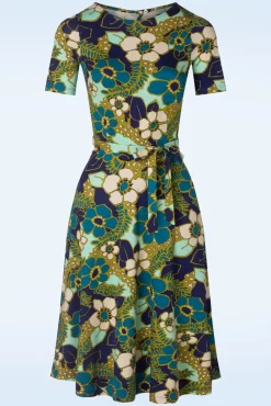 Cheap King Louie Betty Party Kleid Selena In Tiefblau