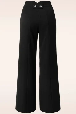 Cheap Banned Retro Bleiben Sie Eine Weile Hose In Schwarz