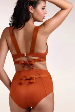 Fashion Marlies Dekkers Cache Coeur Push Up Bikini Top In Rost Orange