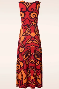 Discount Surkana Camila Maxi Kleid In Orange