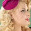 Hot Banned Retro Candice-Hut In Magenta