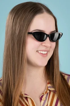 Clearance Topvintage Boutique Collection Cat Eye Sonnenbrille In Schwarz