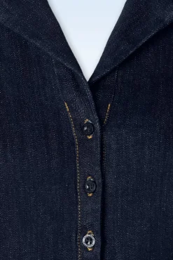 Best Collectif Clothing Caterina Denim Bleistiftkleid In Blau