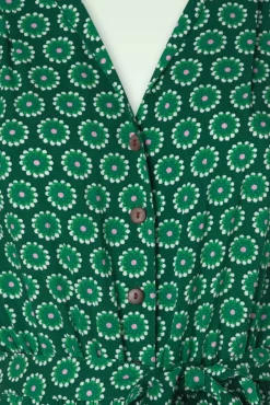 Shop Blutsgeschwister Charmanter Steps Jumpsuit In Lively Cute Flower