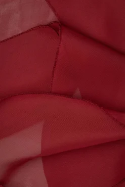 Outlet ZaZoo Chiffon Schal In Burgund