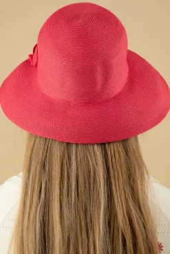 Cheap Brontu00e9 Chloe Reisehut In Korallenrot