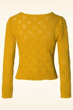 Hot Mak Sweater Claudia Cardigan In Honig