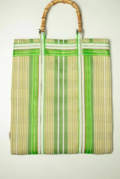 Store Surkana Club Tropicana Shopper Tasche In Acid Grun