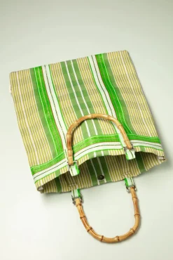 Store Surkana Club Tropicana Shopper Tasche In Acid Grun