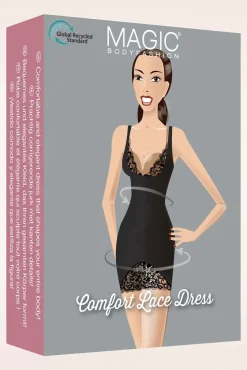 Shop MAGIC Bodyfashion Comfort Lace Kleid In Schwarz