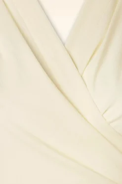 Clearance Rock N Romance Darla Wickelbluse Mit Kurzen Armeln In Antikweis