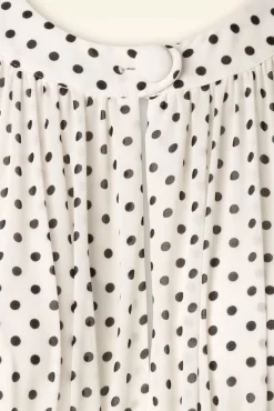 Outlet Vintage Diva Das Maria Grazia Swing Kleid In Weis Und Sonnengelb