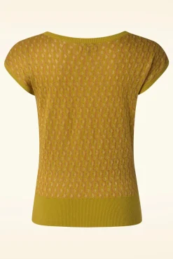 Sale King Louie Deep V Top Cosette In Currygelb