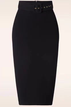 Outlet Vintage Chic for Topvintage Demi Scuba Etuirock In Schwarz