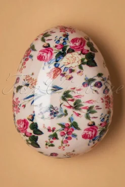 Discount The Vintage Cosmetic Company Detangling Floral Burste In Elfenbein