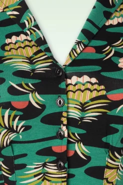 Hot King Louie Diner Pica Kleid In Schwarz