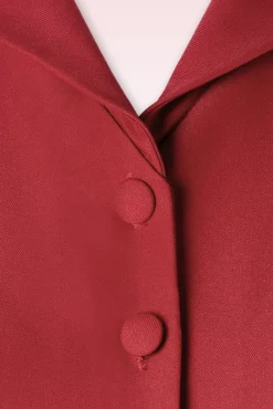 Sale Banned Retro Doll Swing Kleid In Rot