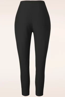 Sale Glamour Bunny Business Babe Donna Capri Hose In Schwarz