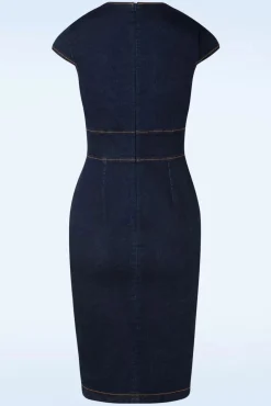 Cheap Rock-a-Booty Dorothy Etuikleid In Blau