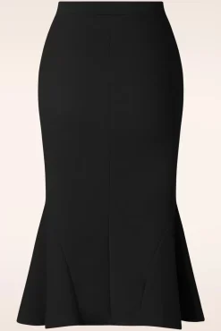 Store Vintage Chic for Topvintage Ellie Crepe Bleistiftrock In Schwarz