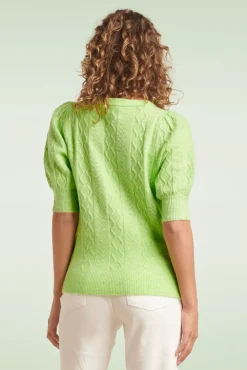 Shop Smashed Lemon Emery Strickoberteil In Lemon