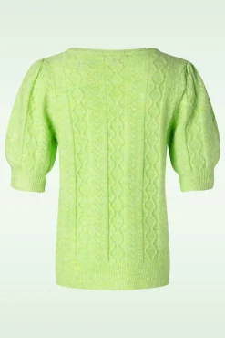 Shop Smashed Lemon Emery Strickoberteil In Lemon