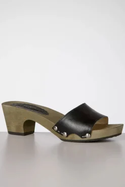 Best Gru00fcnbein Erni Slip On Clogs In Schwarz