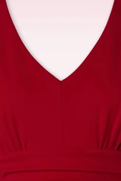 Outlet Vintage Chic for Topvintage Evelynn Jumpsuit In Rot