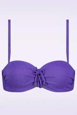 Outlet Cyell Evening Glam Padded Bikini Top In Lila