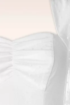 Store Topvintage Boutique Collection Exklusiv Von Topvintage ~ Holly Bridal Swing Kleid In Weis