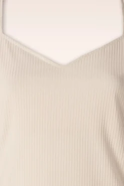 Online Banned Retro Fara Top In Creme