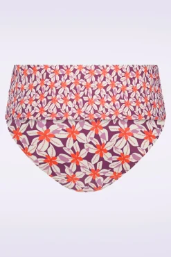 Cheap TC Beach Flipover-Bikinihose „Summer Flowers