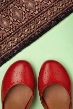 Online Miz Mooz Focus Leder Mary Jane Pumps In Scharlachrot