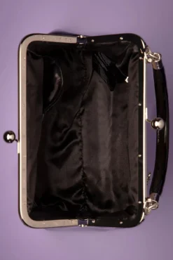 Best Sale Banned Retro Frances Polka Star Bag In Schwarz Und Blush