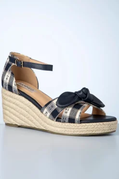 New Banned Retro Free Spirit Keilabsatz In Marineblau