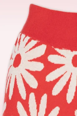 Hot Compania Fantastica Freya Blumen Hose In Rot