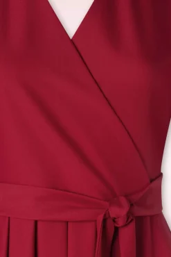 Cheap Glamour Bunny Business Babe Glenda Swing Kleid In Rot