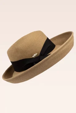 Clearance Brontu00e9 Grace Hut In Kamel Und Schwarz