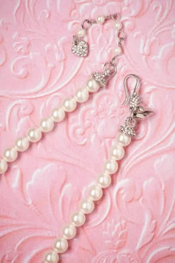 Outlet Lovely Grace Pearl Choker In Elfenbein